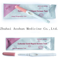 Colloidal Gold Rapid Screen Test HCG Preganncy Test